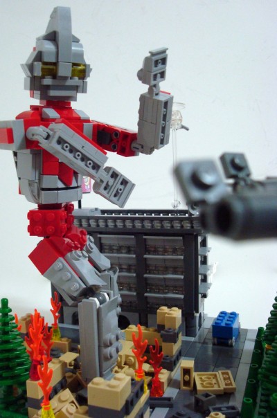 LEGO Ultraman vs Baltan by Lino M
