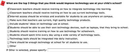 NetDay Survey: Top 3 Things to improve technology