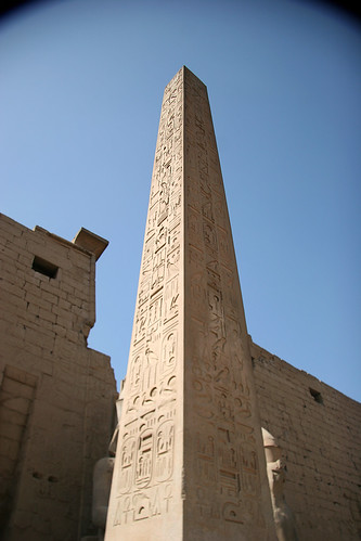 Obelisk at Luxor Temple ©  Elena Pleskevich