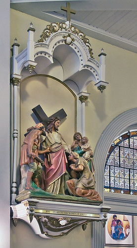 Saints Teresa and Bridget Roman Catholic Church, in Saint Louis, Missouri, USA - Station of the Cross