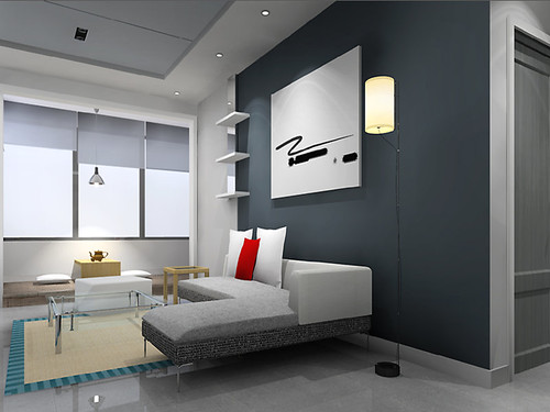 New Design Living Room with Elegant Sofa Texture