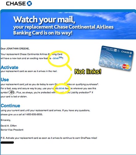 Chase email - WTF?