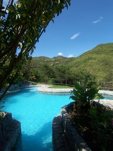 Andes-fed Pool in Vilcabamba, Ecuador
