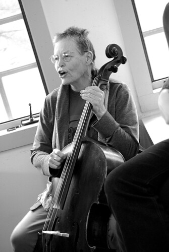 Pinky Bass Playing Cello