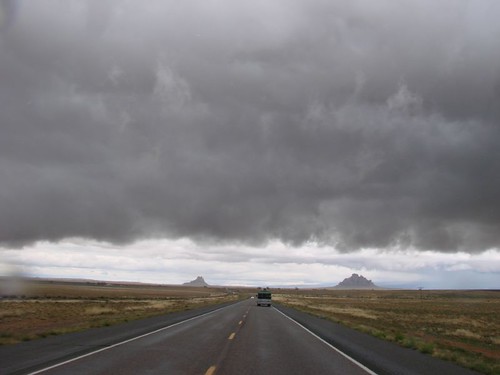 Storm in Colorado desert
