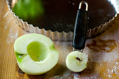 Coring Apples with Teaspoon Measure