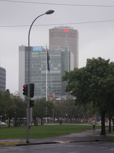Two of the big Aussie banks in Adelaide by Dodge 76