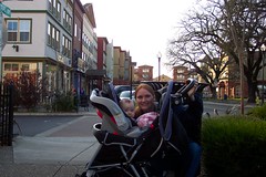 Talia and Mommy in Old Town Windsor