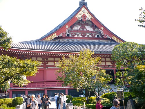 Part of the Sensoji temple