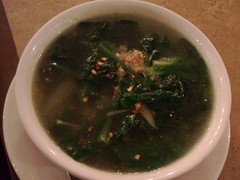 Spinach ginger soup