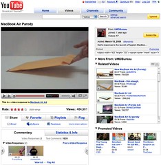 YouTube New Video Interface