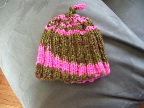 Baby hat in Duet Sock Yarn