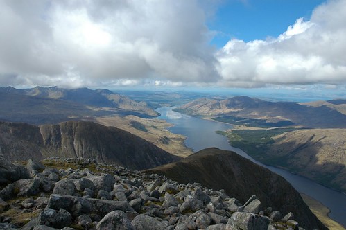 West down Loch Etive to the sea