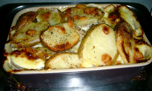 potato and chicken bake