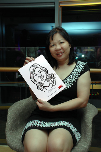 Caricature live sketching for TLC - 17