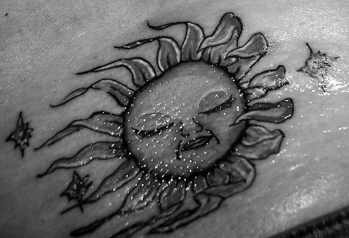 One of my favourite types of tattoos are sun tattoo designs.