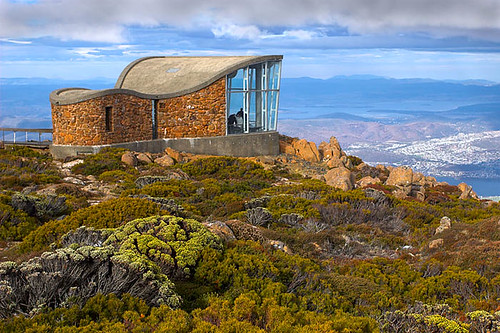 Mount Wellington, Hobart, Tasmania, Australia Pinnacle Shelter IMG_8394-01_Mount_Wellington_Hobart