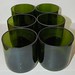 Recycled Wine Bottle On the Rocks Glasses- Set of 6