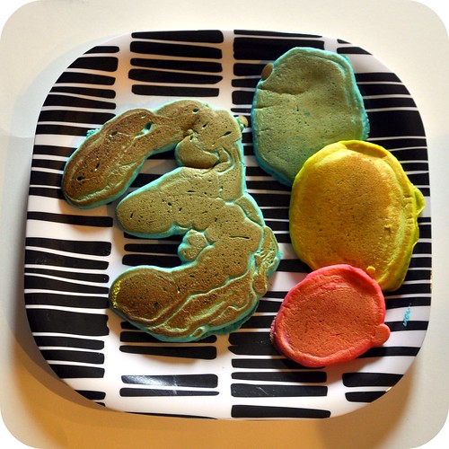 Happy Third Birthday Pancakes!