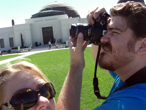 Being silly at Griffith Observatory