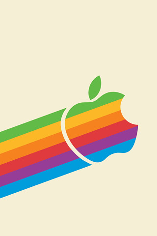 iphone wallpaper rainbow. Apple iPhone Wallpaper