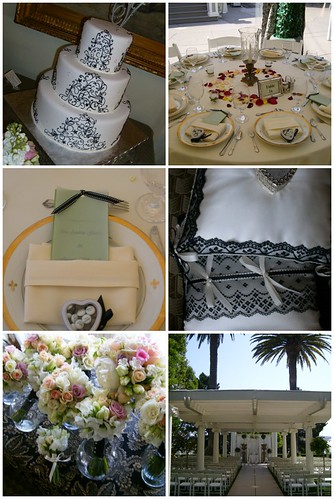 A fancy wedding will work nicely here with Soiree Cake and simple elegant 