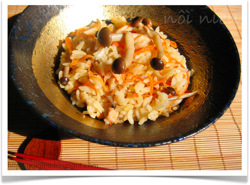 Japanese style mixed rice