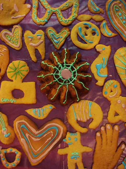 Cookies for Pietari's exhibition at Duduá