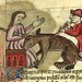Kongelige Bibliotek, Gl. kgl. S. 1633 4º-Cazador arponeando a un unicornio distraido por una dama