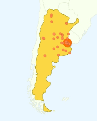 Visitantes argentinos