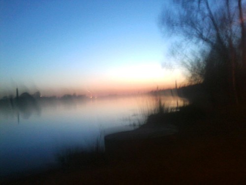 Sunset at the riverside by darkkhaledz