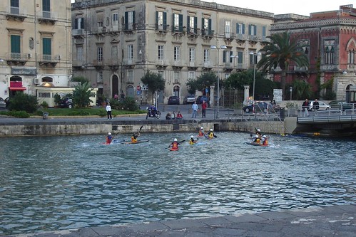 Kayak Water Polo, Ortygia, Siracusa, Sicily