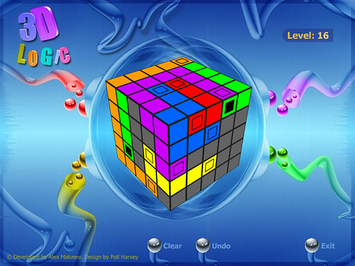 Juego de lógica en un Cubo 3D