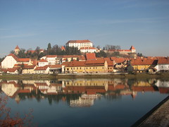 panoramica di Ptuj sulla Drava