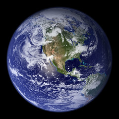 Blue Marble (Planet Earth) by woodleywonderworks