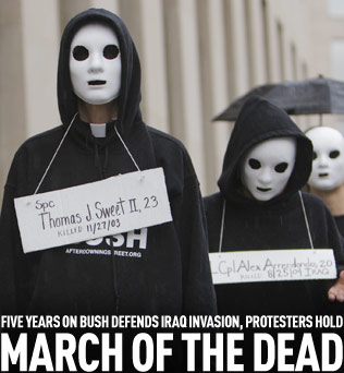 Death march of Activists