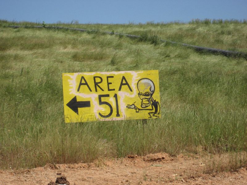 Area 51 at the dump
