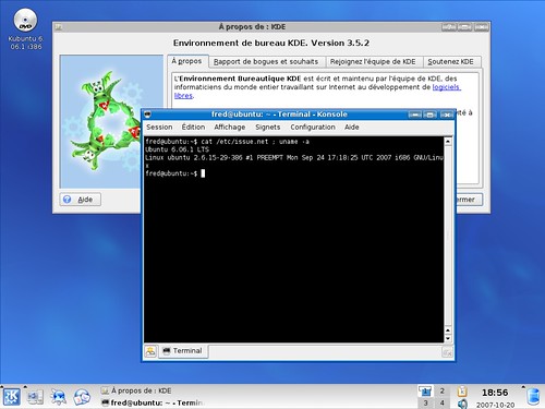 Les infos technique de Kubuntu Linux 6.06.1 LTS