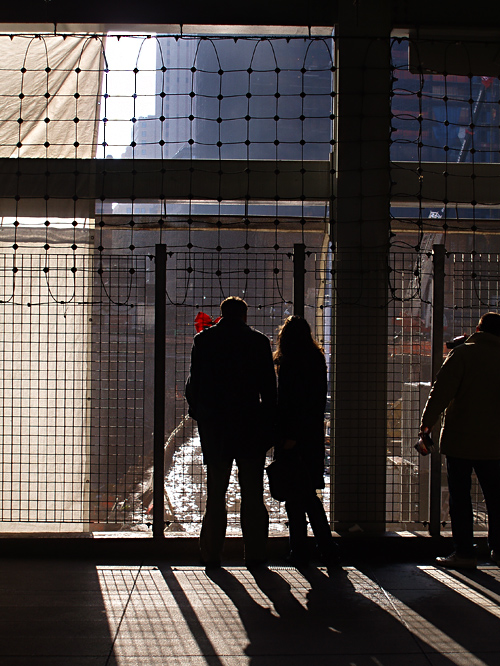 visitors at World Trade Center site, NYC