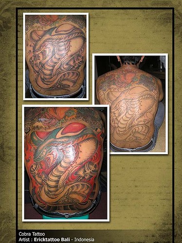 Vato Bali Tattoo A cobra is a venomous snake Art of Vato Bali Tattoo 