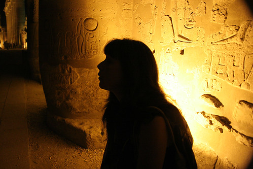 Tanya an Luxor Temple ©  Elena Pleskevich