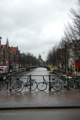 Water Canal in Amsterdam, Netherlands