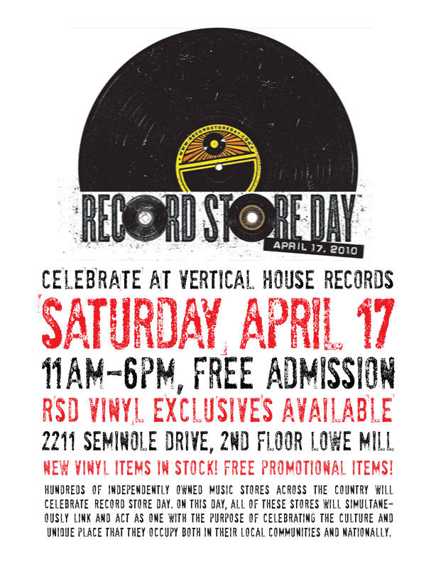 Record Store Day @ Vertical House Records!