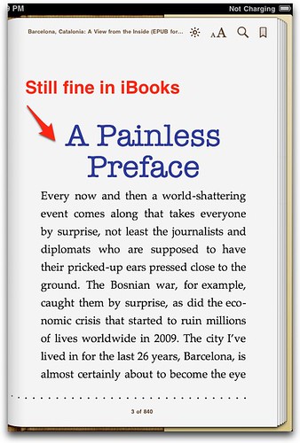 Hyphens in iBooks