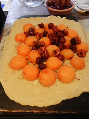 Peach and Cherry Galette _ 3020