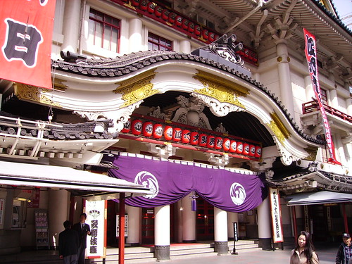 Japanese kabuki theatre - Tokyo by johnniewon