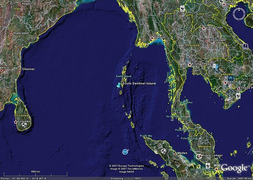 South Sentinel Island - Locator Map
