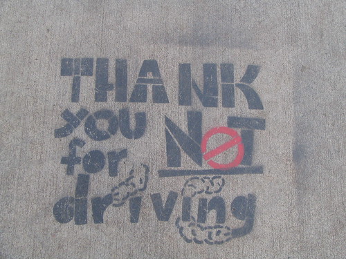 Thank you for NOT driving por vj_pdx.