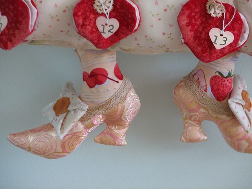 love letters on shoes for