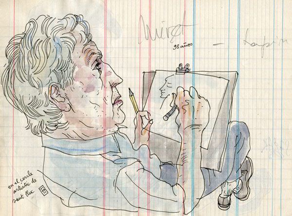 sketching the sketcher: miret